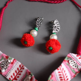 Multicolor - handcrafted gs fabart choker necklace set 30