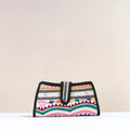 Multicolor Handcrafted Kutch Embroidery Cotton Clutch / Wallet