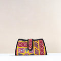 Multicolor Handcrafted Kutch Embroidery Cotton Clutch / Wallet