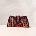 Multicolor Handcrafted Kutch Embroidery Cotton Clutch / Wallet