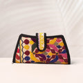 Multicolor Handcrafted Kutch Embroidery Cotton Clutch / Wallet
