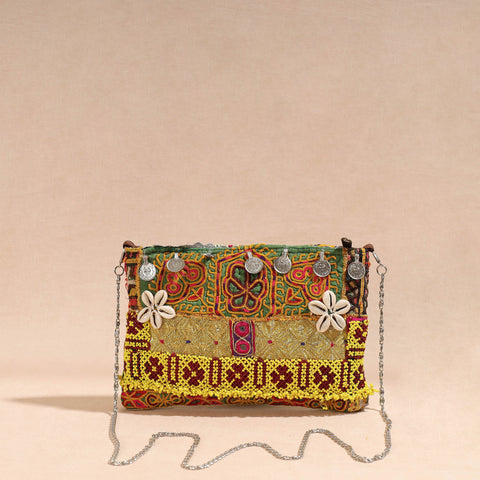  Handcrafted Multicolored Vintage Afghani Sling Bag 