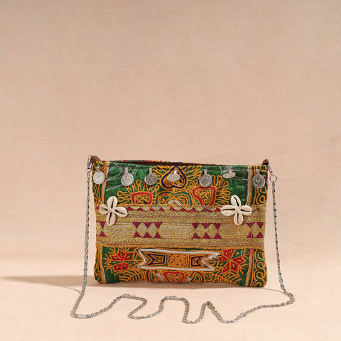 Multicolor Handcrafted Multicolored Vintage Afghani Sling Bag