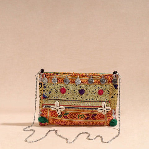 Multicolor Handcrafted Multicolored Vintage Afghani Sling Bag
