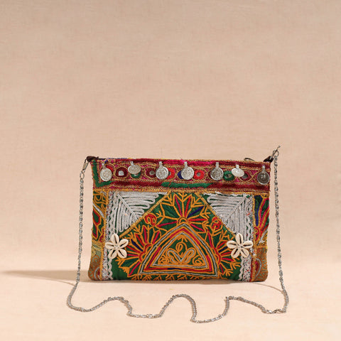 Multicolor - Handcrafted Multicolored Vintage Afghani Sling Bag