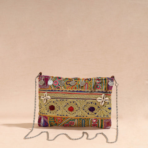 Multicolor - Handcrafted Multicolored Vintage Afghani Sling Bag