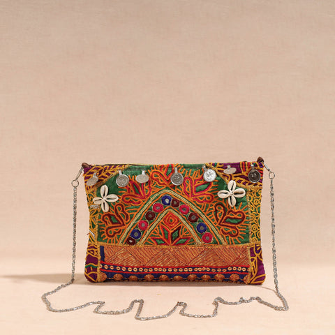 Multicolor - Handcrafted Multicolored Vintage Afghani Sling Bag