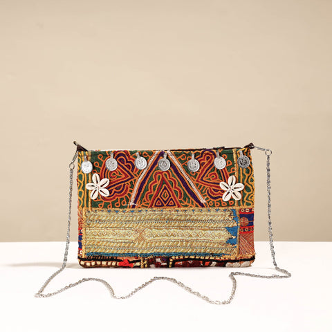Multicolor - Handcrafted Multicolored Vintage Afghani Sling Bag
