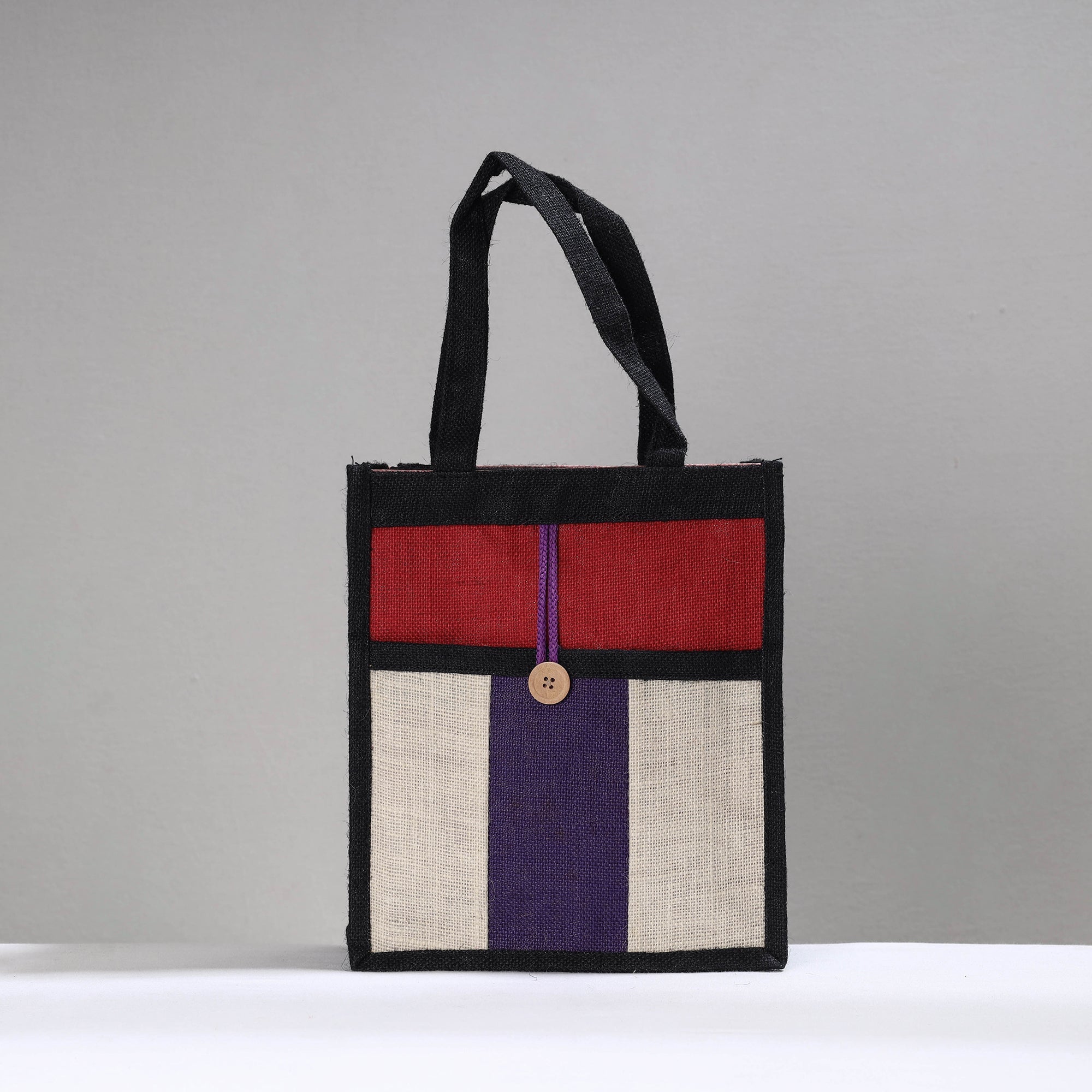 Multicolor Handcrafted Multipurpose Jute Hand Bag
