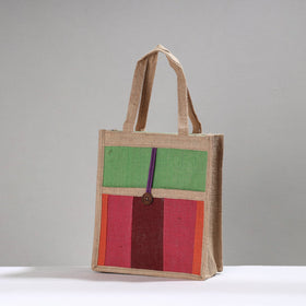 Multicolor Handcrafted Multipurpose Jute Hand Bag