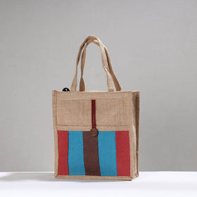 Multicolor Handcrafted Multipurpose Jute Hand Bag