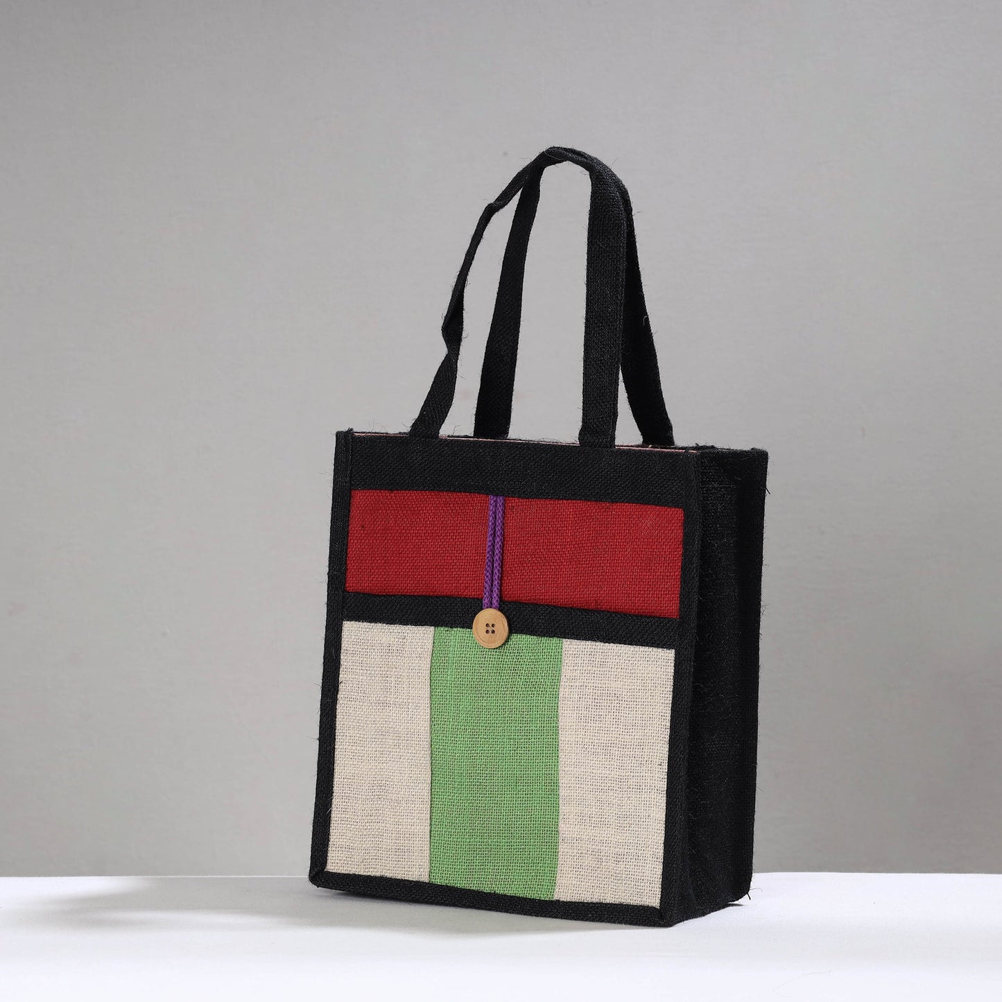Multicolor Handcrafted Multipurpose Jute Hand Bag