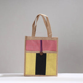 Multicolor Handcrafted Multipurpose Jute Hand Bag