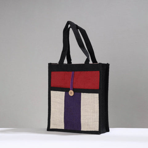 Multicolor Handcrafted Multipurpose Jute Hand Bag