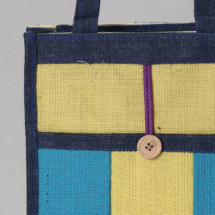 Multicolor Handcrafted Multipurpose Jute Hand Bag