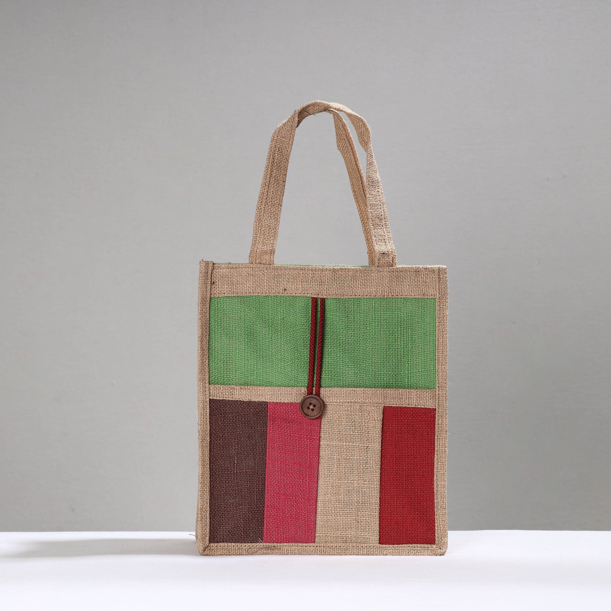 Multicolor Handcrafted Multipurpose Jute Hand Bag