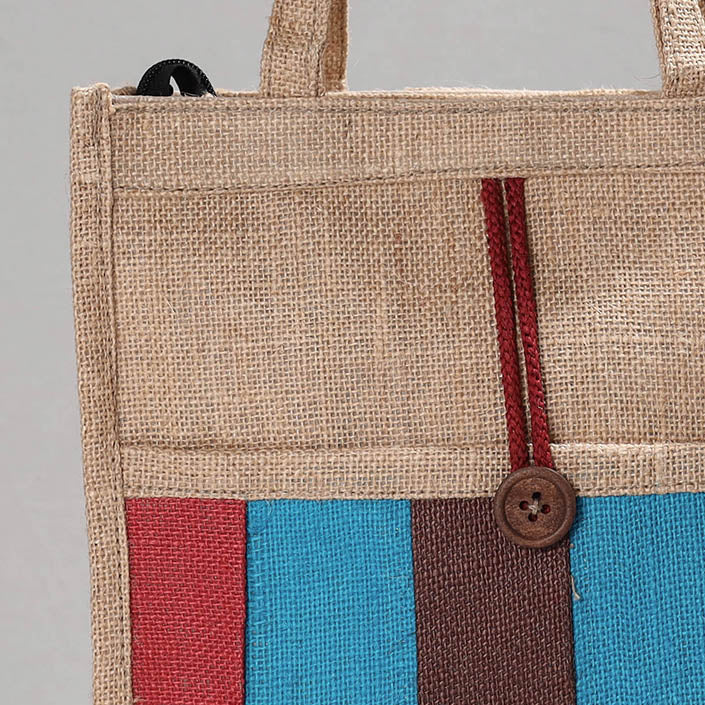 Multicolor Handcrafted Multipurpose Jute Hand Bag