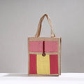 Multicolor Handcrafted Multipurpose Jute Hand Bag