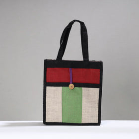 Multicolor Handcrafted Multipurpose Jute Hand Bag