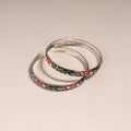 Handcrafted paka meenakari bangles (set of 2) 244