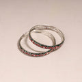 Handcrafted paka meenakari bangles (set of 2) 245