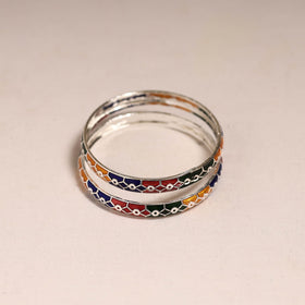 Handcrafted paka meenakari bangles (set of 2) 251