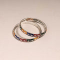 Handcrafted paka meenakari bangles (set of 2) 251