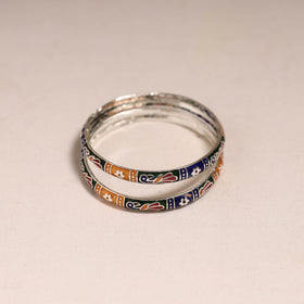 Handcrafted paka meenakari bangles (set of 2) 252