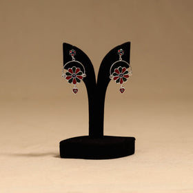 Handcrafted paka meenakari earrings 107