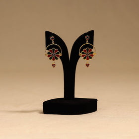 Handcrafted paka meenakari earrings 109