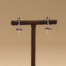 Handcrafted paka meenakari earrings 118