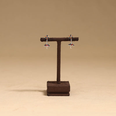 Handcrafted paka meenakari earrings 118