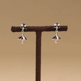 Handcrafted paka meenakari earrings 121