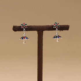 Handcrafted paka meenakari earrings 125