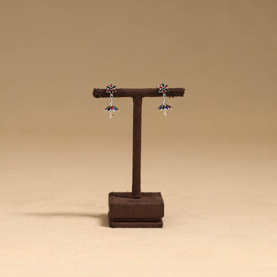 Handcrafted paka meenakari earrings 125