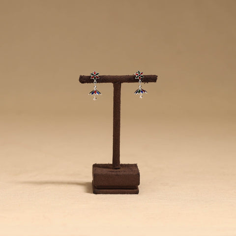 Handcrafted paka meenakari earrings 125