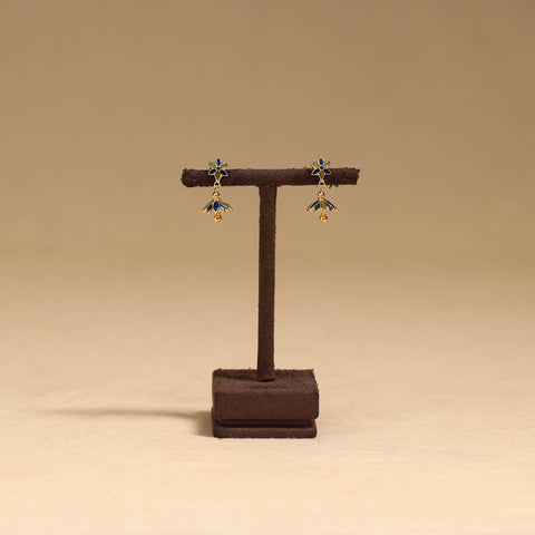 Handcrafted paka meenakari earrings 127