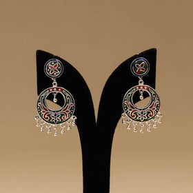 Handcrafted paka meenakari earrings 140