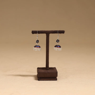 Handcrafted paka meenakari jhumki earrings 51