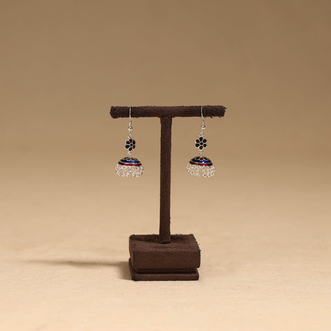 Handcrafted paka meenakari jhumki earrings 51