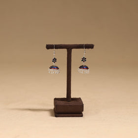 Handcrafted paka meenakari jhumki earrings 51