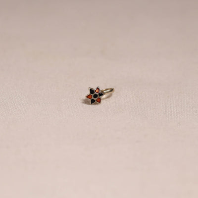 Handcrafted paka meenakari nosepin 145