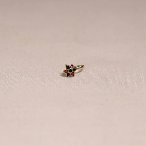 Handcrafted paka meenakari nosepin 145