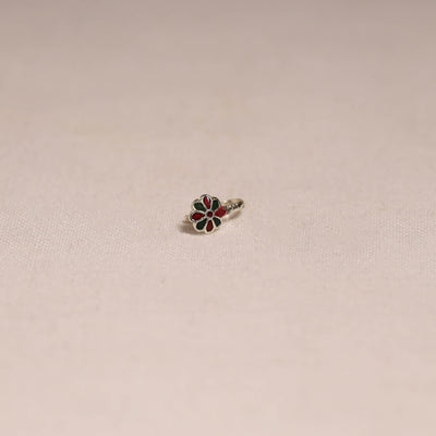 Handcrafted paka meenakari nosepin 152