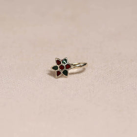 Handcrafted paka meenakari nosepin 160