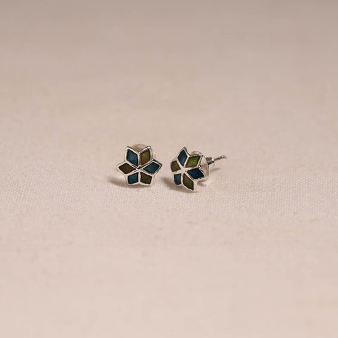 Handcrafted paka meenakari stud earrings 19