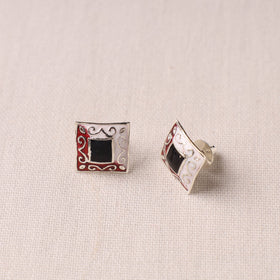 Handcrafted Paka Meenakari Earrings