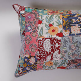 Multicolor Handcrafted Patchwork Cotton Pillow Cover (Set of 2)