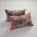 Multicolor Handcrafted Patchwork Cotton Pillow Cover (Set of 2)