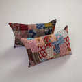 Multicolor Handcrafted Patchwork Cotton Pillow Cover (Set of 2)